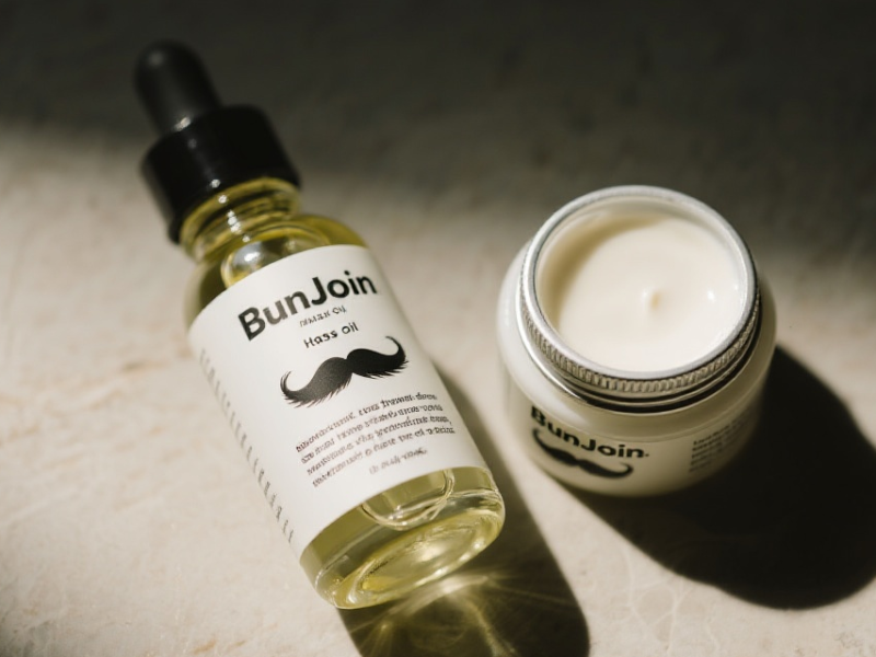 BunJoin beard oil and beard balm developed as a coordinated routine